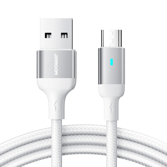 JOYROOM S-UM018A10 Extraordinary Series 2.4A USB-A to Micro USB Fast Charging Data Cable, Cable Length:1.2m(White) - Micro USB Cable by JOYROOM | Online Shopping South Africa | PMC Jewellery