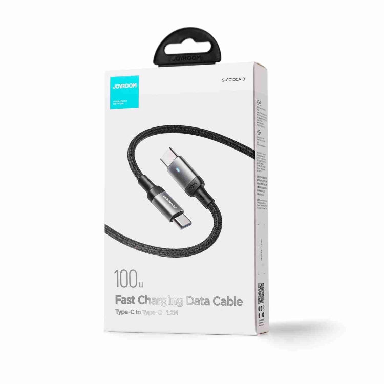 JOYROOM S-CC100A10 Extraordinary Series 100W USB-C / Type-C to USB-C / Type-C Fast Charging Data Cable, Cable Length:1.2m(Black) - USB-C & Type-C Cable by JOYROOM | Online Shopping South Africa | PMC Jewellery