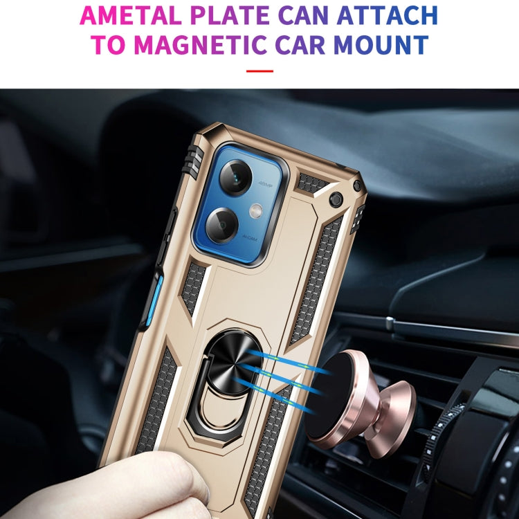 For Xiaomi Redmi Note 12 5G Global Shockproof TPU + PC Phone Case with Holder(Gold) - free shipping - PMC TechLife - Order now!