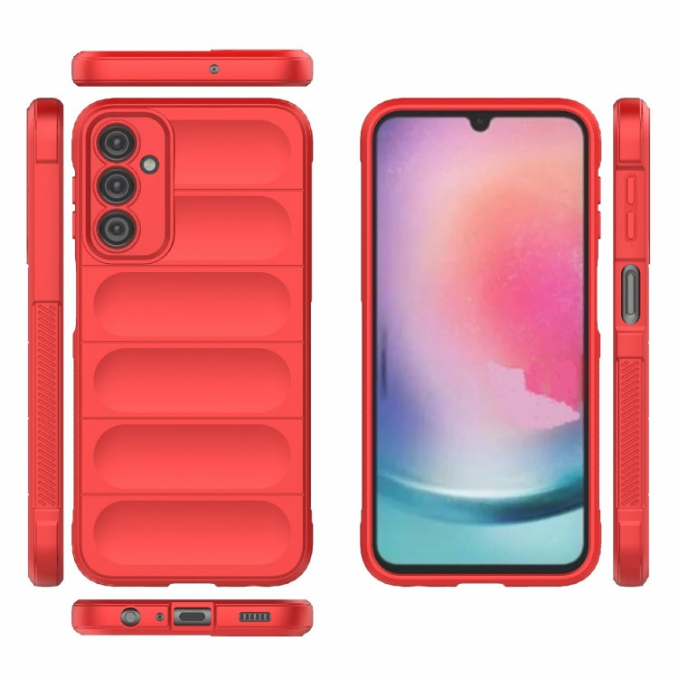 For Samsung Galaxy A24 5G / A24 4G Magic Shield TPU + Flannel Phone Case(Dark Blue) - free shipping - PMC TechLife - Order now!