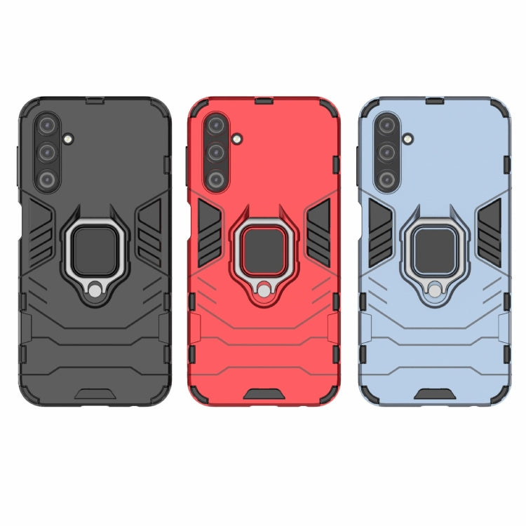 For Samsung Galaxy A24 5G / A24 4G PC + TPU Shockproof Protective Phone Case with Magnetic Ring Holder(Navy Blue) - free shipping - PMC TechLife - Order now!