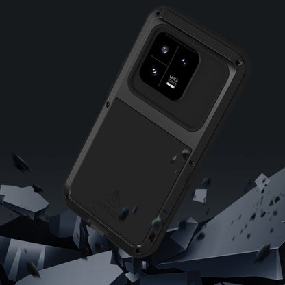 For Xiaomi 13 Pro LOVE MEI Metal Shockproof Life Waterproof Dustproof Phone Case(Red) - 13 Pro Cases by LOVE MEI | Online Shopping South Africa | PMC Jewellery