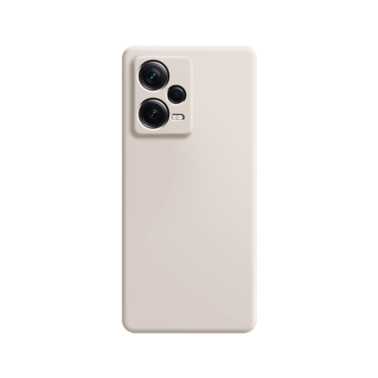 For Xiaomi Redmi Note 12 5G Global Imitation Liquid Silicone Phone Case(White) - free shipping - PMC TechLife - Order now!