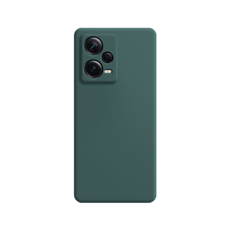 For Xiaomi Redmi Note 12 5G Global Imitation Liquid Silicone Phone Case(Dark Green) - free shipping - PMC TechLife - Order now!