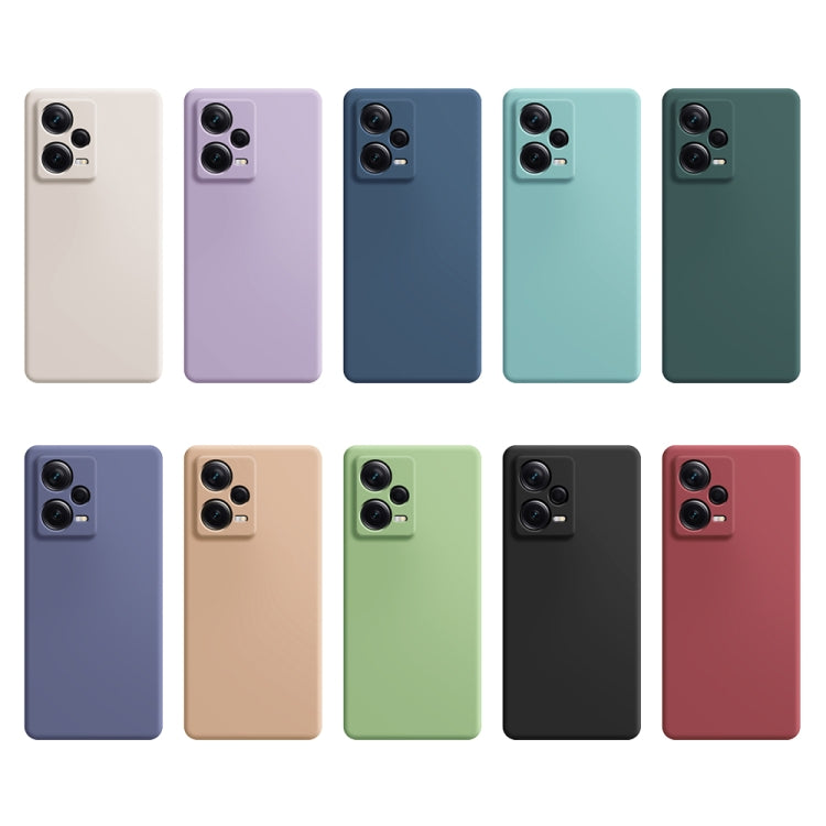 For Xiaomi Redmi Note 12 5G Global Imitation Liquid Silicone Phone Case(Black) - free shipping - PMC TechLife - Order now!