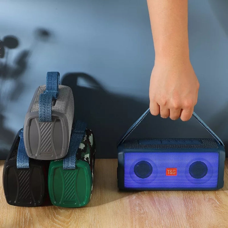 T&G TG345 Portable Outdoor Color LED Wireless Bluetooth Speaker(Blue) - free shipping - PMC TechLife - Order now!