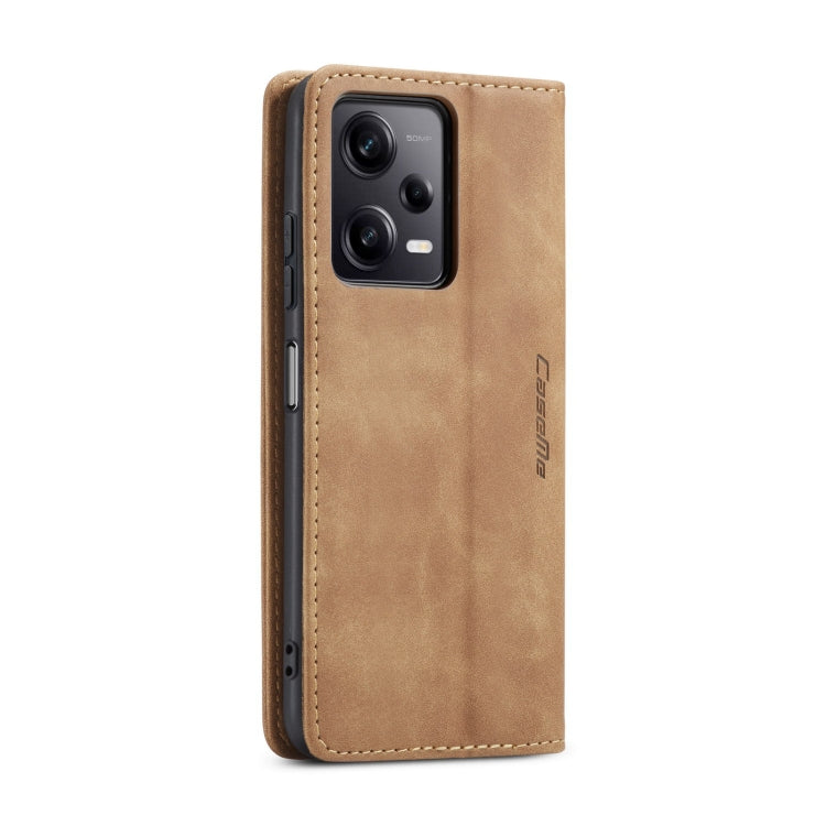 For Xiaomi Redmi Note 12 Pro 5G / Poco X5 Pro CaseMe 013 Multifunctional Horizontal Flip Leather Phone Case(Brown) - free shipping - PMC TechLife - Order now!