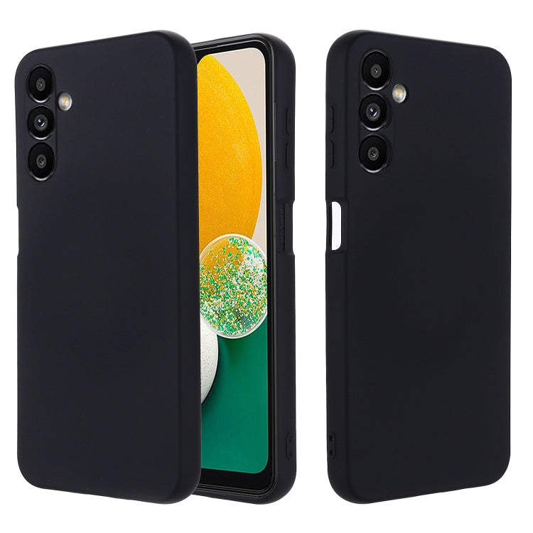 For Samsung Galaxy A14 4G Pure Color Liquid Silicone Shockproof Phone Case(Black) - free shipping - PMC TechLife - Order now!