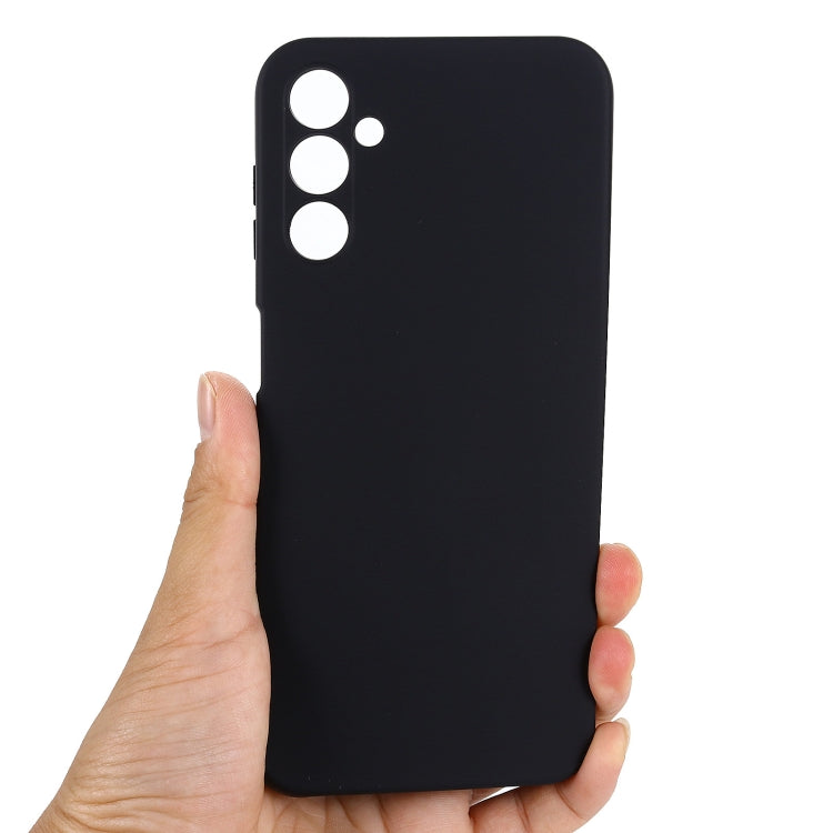 For Samsung Galaxy A14 4G Pure Color Liquid Silicone Shockproof Phone Case(Black) - free shipping - PMC TechLife - Order now!