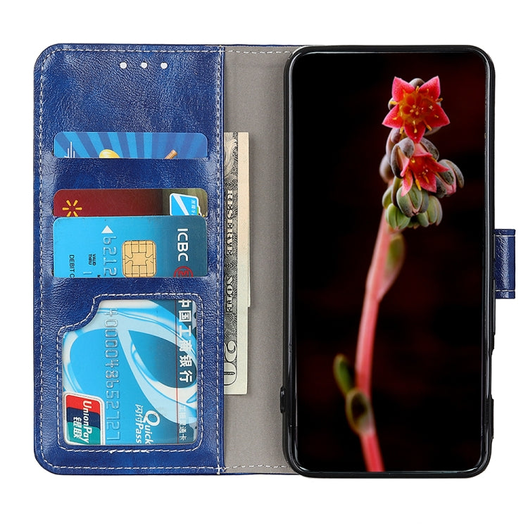 For Sony Xperia 1 V Retro Crazy Horse Texture Horizontal Flip Leather Phone Case(Blue) - free shipping - PMC TechLife - Order now!