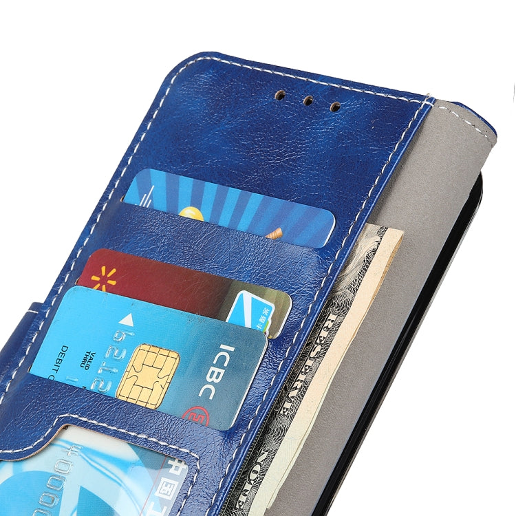 For Sony Xperia 1 V Retro Crazy Horse Texture Horizontal Flip Leather Phone Case(Blue) - Sony Cases by PMC Jewellery | Online Shopping South Africa | PMC Jewellery