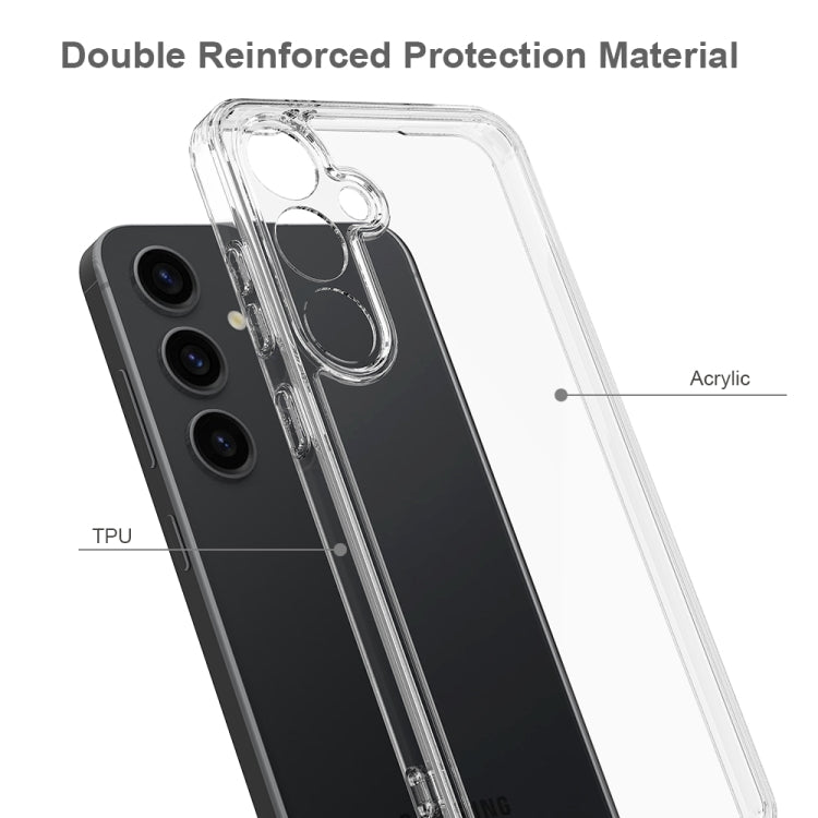 For Samsung Galaxy A55 Scratchproof Acrylic TPU Phone Case(Transparent) - free shipping - PMC TechLife - Order now!