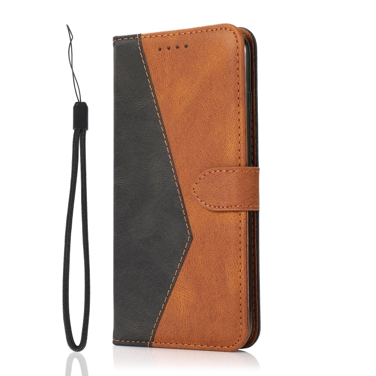 For Nokia 6.2 / 7.2 Dual-color Stitching Leather Phone Case(Black Brown) - free shipping - PMC TechLife - Order now!