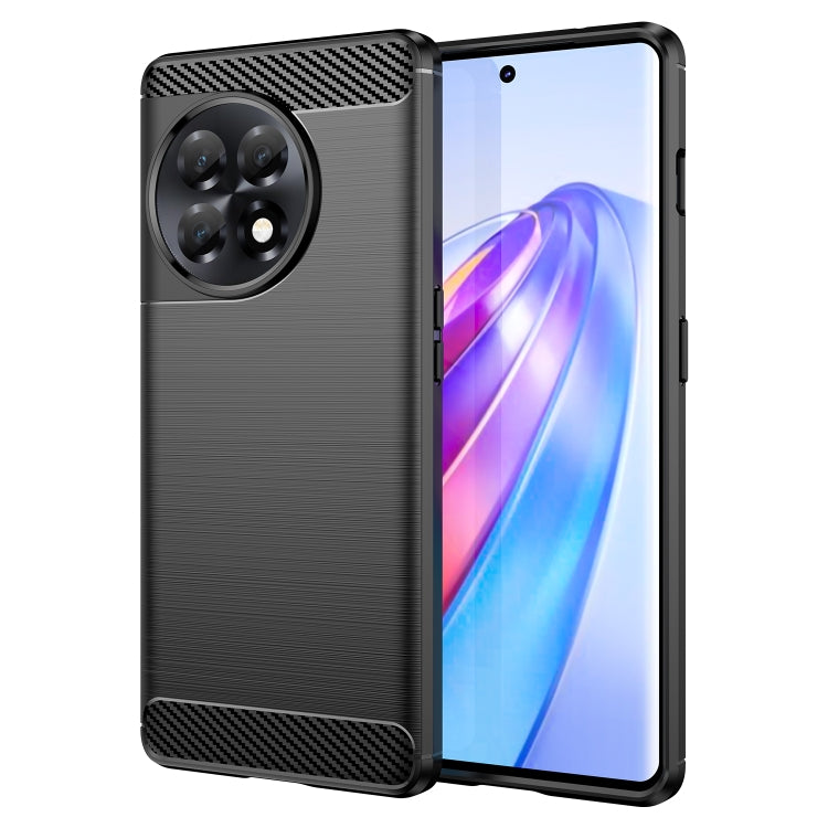For OnePlus 11R 5G Brushed Texture Carbon Fiber TPU Phone Case(Black) - free shipping - PMC TechLife - Order now!