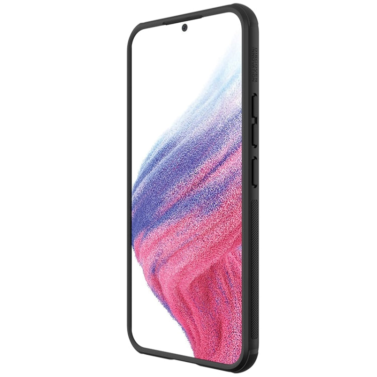 For Samsung Galaxy A54 5G NILLKIN Super Frosted Shield Pro PC + TPU Phone Case(Black) - Galaxy Phone Cases by NILLKIN | Online Shopping South Africa | PMC TechLife | Buy Now Pay Later Mobicred