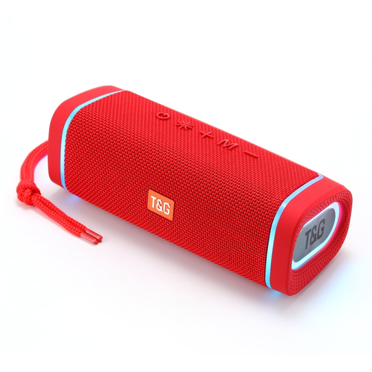 T&G TG375 Outdoor Portable LED Light RGB Wireless Bluetooth Speaker Subwoofer(Red) - free shipping - PMC TechLife - Order now!