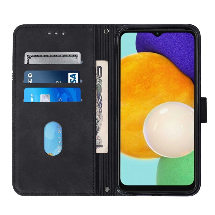 For Samsung Galaxy A34 5G Crossbody 3D Embossed Flip Leather Phone Case(Black) - free shipping - PMC TechLife - Order now!