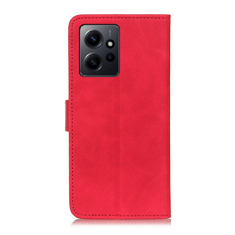 For Xiaomi Redmi Note 12 4G Global KHAZNEH Retro Texture Flip Leather Phone Case(Red) - free shipping - PMC TechLife - Order now!