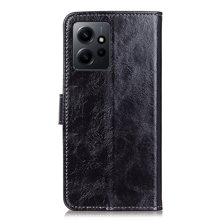 For Xiaomi Redmi Note 12 4G Global Retro Crazy Horse Texture Horizontal Flip Leather Phone Case(Black) - free shipping - PMC TechLife - Order now!