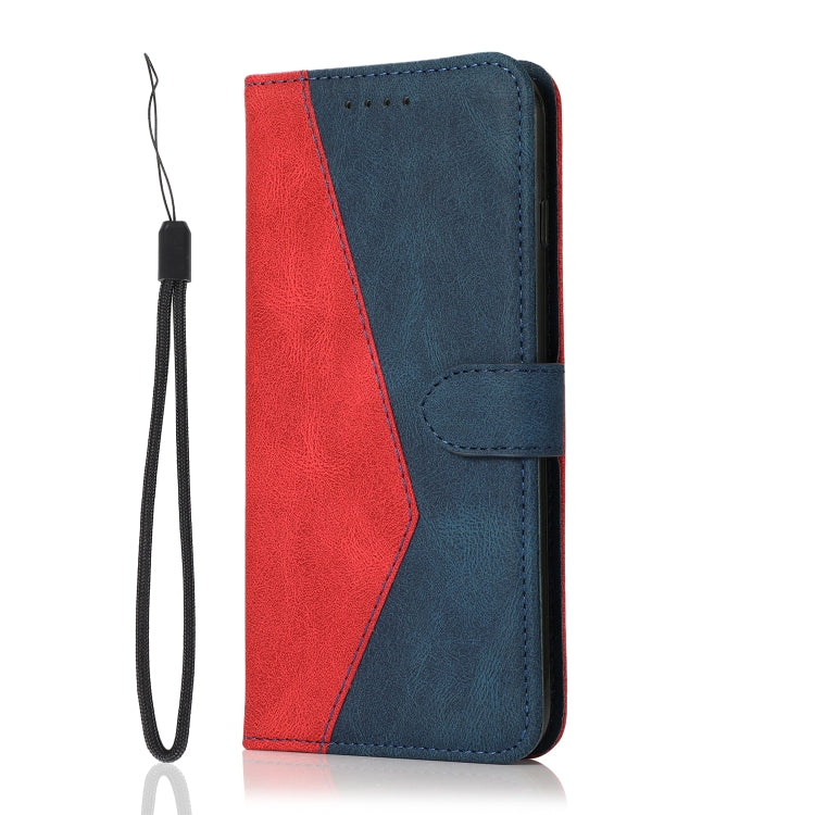 For Samsung Galaxy A50 / A30s / A50s Dual-color Stitching Leather Phone Case(Red Blue) - free shipping - PMC TechLife - Order now!