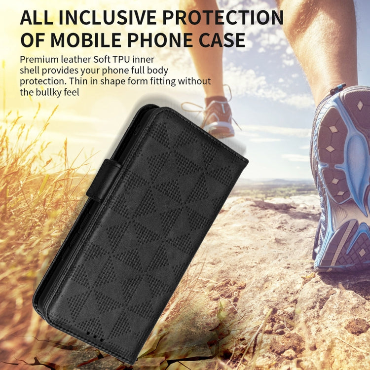 For Xiaomi 13 Lite / Civi 2 / 12 Lite NE Symmetrical Triangle Leather Phone Case(Brown) - free shipping - PMC TechLife - Order now!