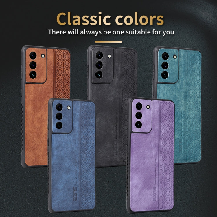 For Samsung Galaxy S21+ 5G AZNS 3D Embossed Skin Feel Phone Case(Brown) - Galaxy S21+ 5G Cases by AZNS | Online Shopping South Africa | PMC TechLife | Buy Now Pay Later Mobicred