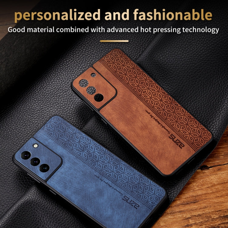 For Samsung Galaxy S21+ 5G AZNS 3D Embossed Skin Feel Phone Case(Brown) - Galaxy S21+ 5G Cases by AZNS | Online Shopping South Africa | PMC TechLife | Buy Now Pay Later Mobicred