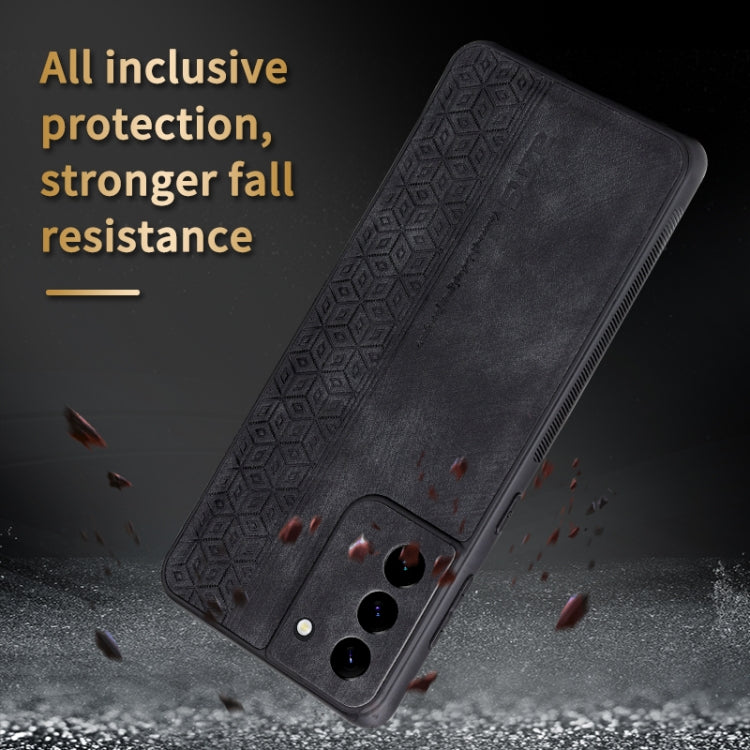 For Samsung Galaxy S21+ 5G AZNS 3D Embossed Skin Feel Phone Case(Brown) - Galaxy S21+ 5G Cases by AZNS | Online Shopping South Africa | PMC TechLife | Buy Now Pay Later Mobicred