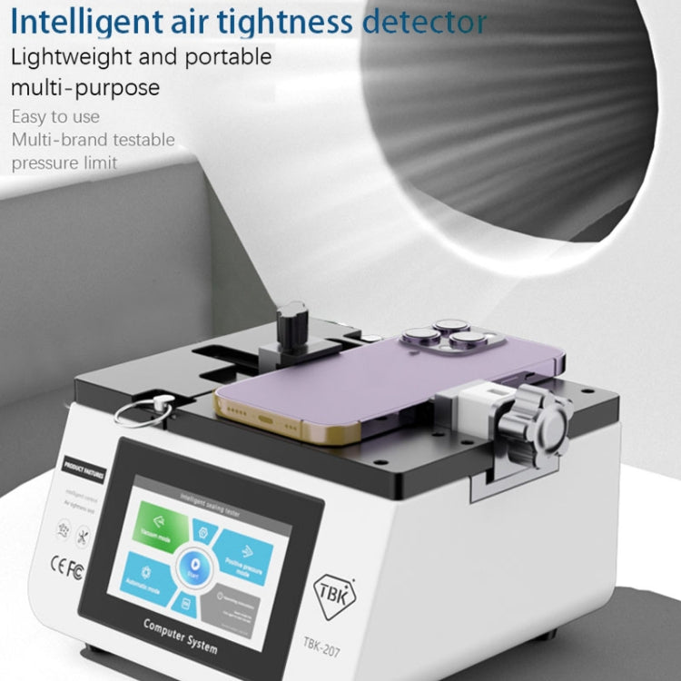 TBK-207 Portable Intelligent Air Tightness Detector Built-in Vacuum Pump(EU Plug) - free shipping - PMC TechLife - Order now!