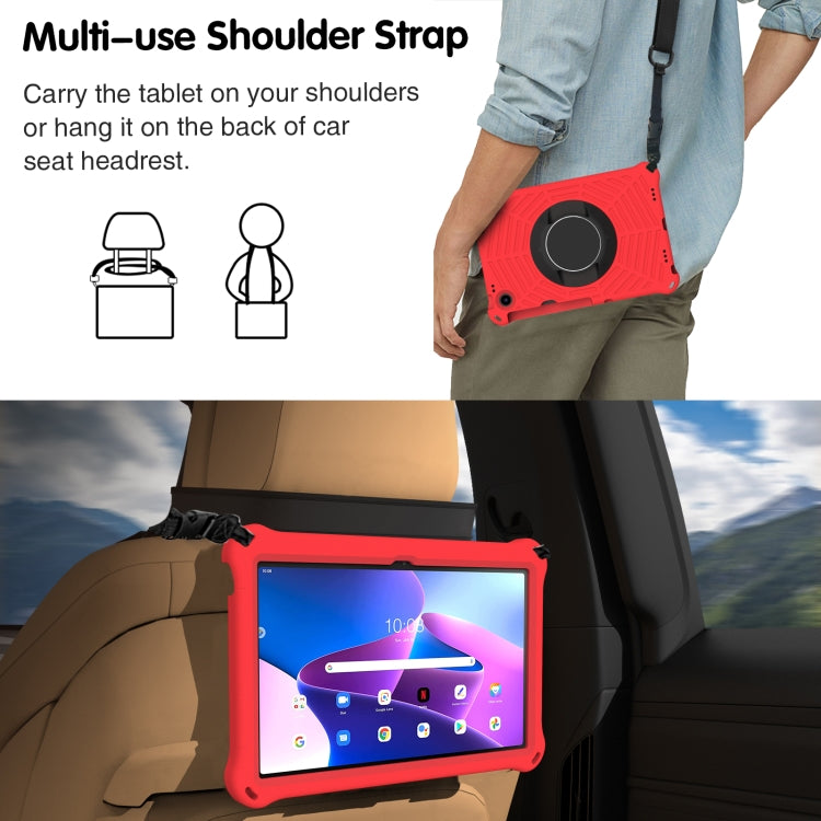 For Lenovo Tab M10 Plus 10.6 3rd Gen 2022 Spider King Silicone Protective Tablet Case(Red) - free shipping - PMC TechLife - Order now!