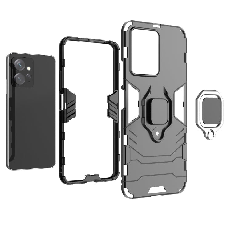 For Xiaomi Redmi Note 12 4G Global Magnetic Ring Holder PC + TPU Phone Case(Black) - free shipping - PMC TechLife - Order now!