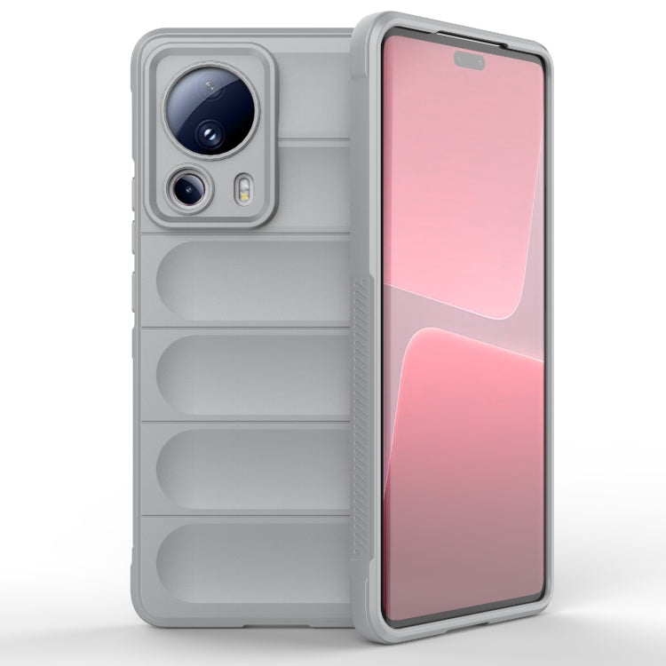 For Xiaomi 13 Lite Magic Shield TPU + Flannel Phone Case(Grey) - free shipping - PMC TechLife - Order now!