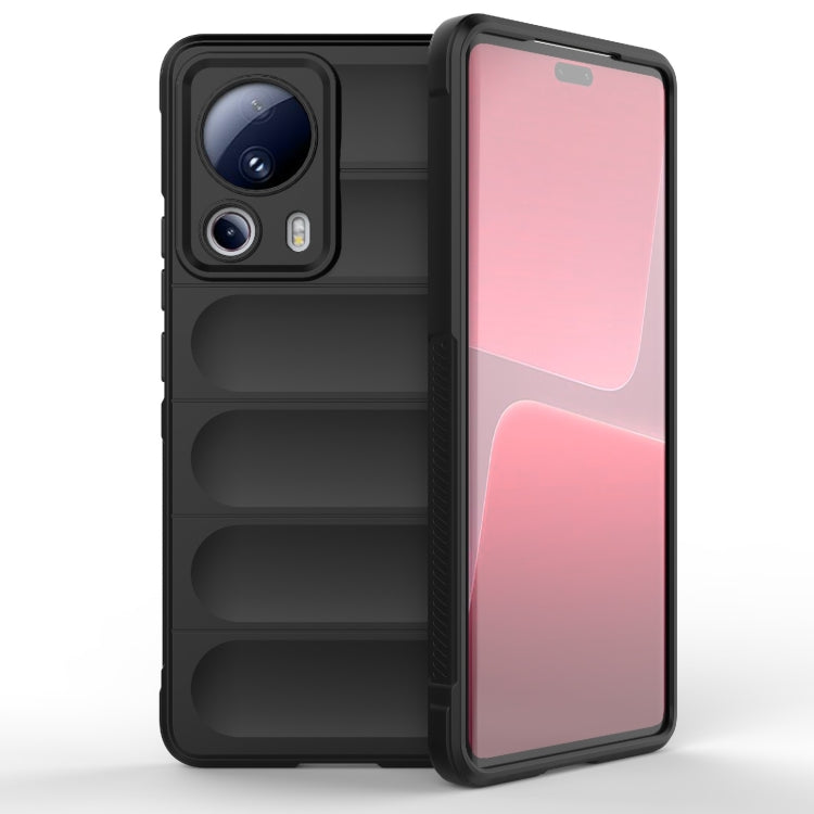 For Xiaomi 13 Lite Magic Shield TPU + Flannel Phone Case(Black) - free shipping - PMC TechLife - Order now!