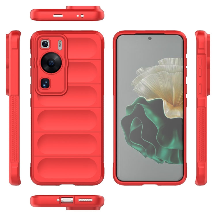 For Huawei P60 Magic Shield TPU + Flannel Phone Case(White) - Huawei Cases by PMC TechLife | Online Shopping South Africa | PMC TechLife | Buy Now Pay Later Mobicred