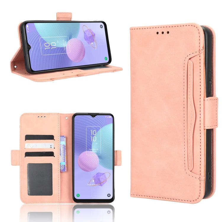 For TCL 408 Skin Feel Calf Texture Card Slots Leather Phone Case(Pink) - free shipping - PMC TechLife - Order now!