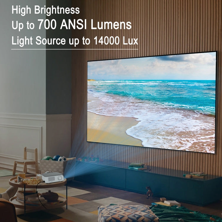 MECOOL KP1 1920x1080P 700ANSI Lumens Portable Mini LCD Smart Projector(AU Plug) - Mini Projector by MECOOL | Online Shopping South Africa | PMC TechLife