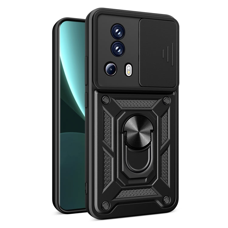 For Xiaomi Civi 2 5G / 13 Lite Sliding Camera Cover Design TPU+PC Phone Case(Black) - free shipping - PMC TechLife - Order now!
