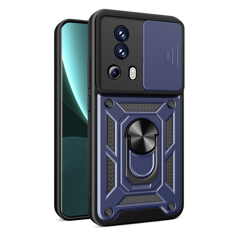 For Xiaomi Civi 2 5G / 13 Lite Sliding Camera Cover Design TPU+PC Phone Case(Blue) - free shipping - PMC TechLife - Order now!