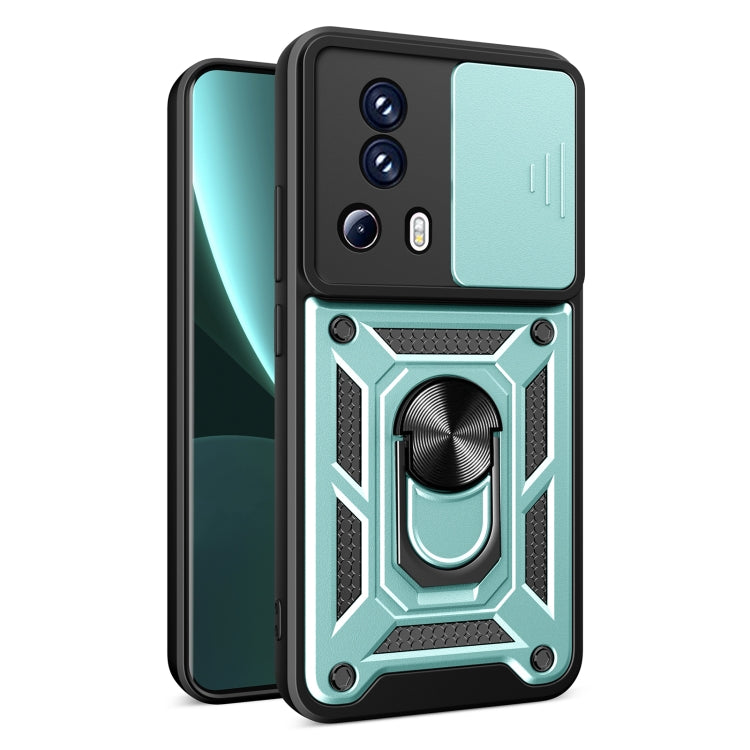 For Xiaomi Civi 2 5G / 13 Lite Sliding Camera Cover Design TPU+PC Phone Case(Green) - free shipping - PMC TechLife - Order now!