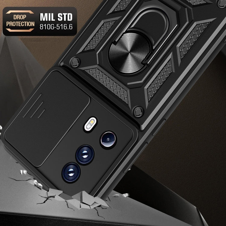 For Xiaomi Civi 2 5G / 13 Lite Sliding Camera Cover Design TPU+PC Phone Case(Black) - free shipping - PMC TechLife - Order now!