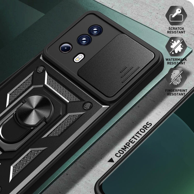 For Xiaomi Civi 2 5G / 13 Lite Sliding Camera Cover Design TPU+PC Phone Case(Blue) - free shipping - PMC TechLife - Order now!