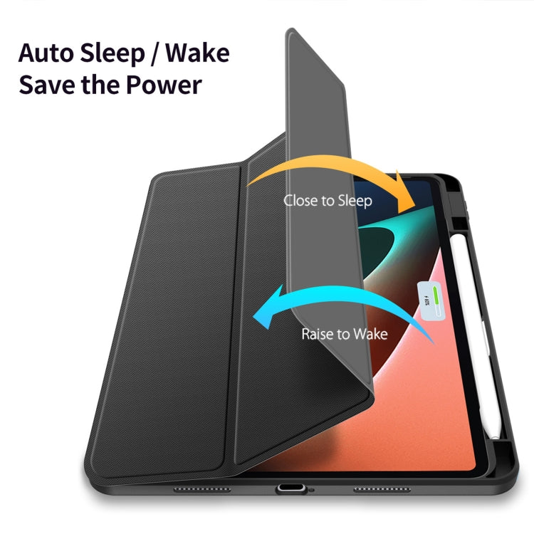 For Xiaomi Pad 6 / 6 Pro DUX DUCIS TOBY Series Antiskid Leather Tablet Case with Sleep / Wake-up Function(Black) -  by DUX DUCIS | Online Shopping South Africa | PMC Jewellery