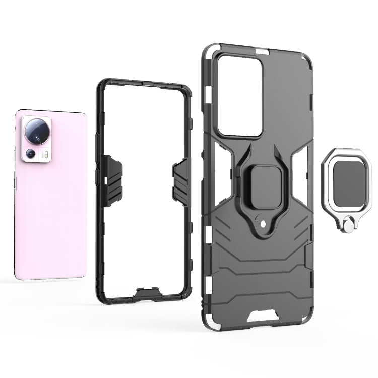 For Xiaomi 13 Lite Magnetic Ring Holder PC + TPU Phone Case(Navy Blue) - free shipping - PMC TechLife - Order now!