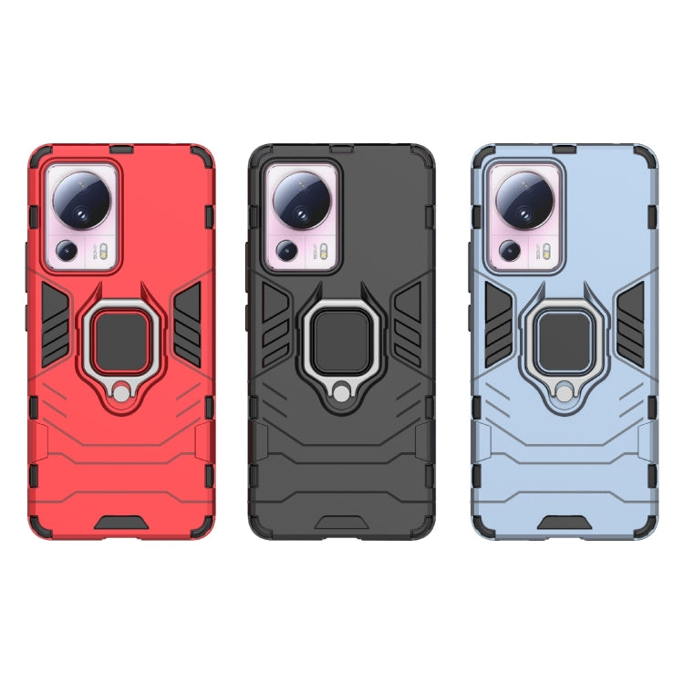 For Xiaomi 13 Lite Magnetic Ring Holder PC + TPU Phone Case(Navy Blue) - free shipping - PMC TechLife - Order now!
