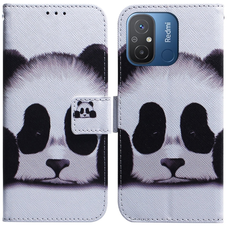 For Xiaomi Redmi 12C / 11A Coloured Drawing Flip Leather Phone Case(Panda) - free shipping - PMC TechLife - Order now!