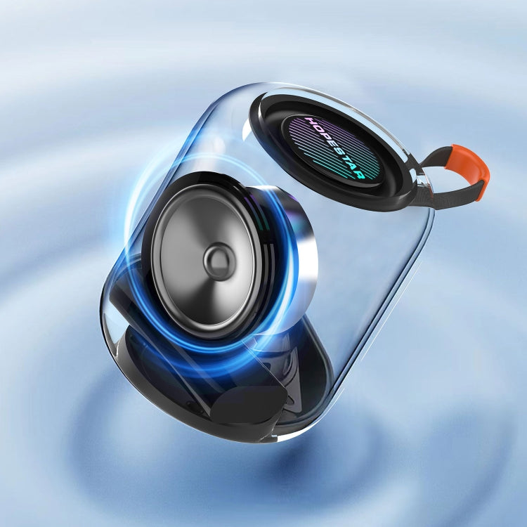 HOPESTAR H56 IPX6 Waterproof 10W TWS Subwoofer Light Bluetooth Speaker(Black) - Waterproof Speaker by HOPESTAR | Online Shopping South Africa | PMC TechLife | Buy Now Pay Later Mobicred