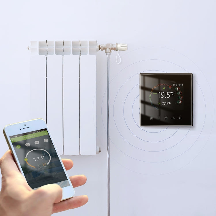 BHT-2002GALM 220V Smart Home Heating Thermostat Water Heating WiFi Thermostat(White) - Thermostat & Thermometer by PMC TechLife | Online Shopping South Africa | PMC TechLife