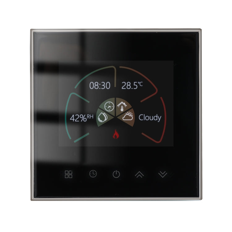 BHT-2002GCLM 220V Smart Home Heating Thermostat Boiler Heating WiFi Thermostat(Black) - Thermostat & Thermometer by PMC TechLife | Online Shopping South Africa | PMC TechLife