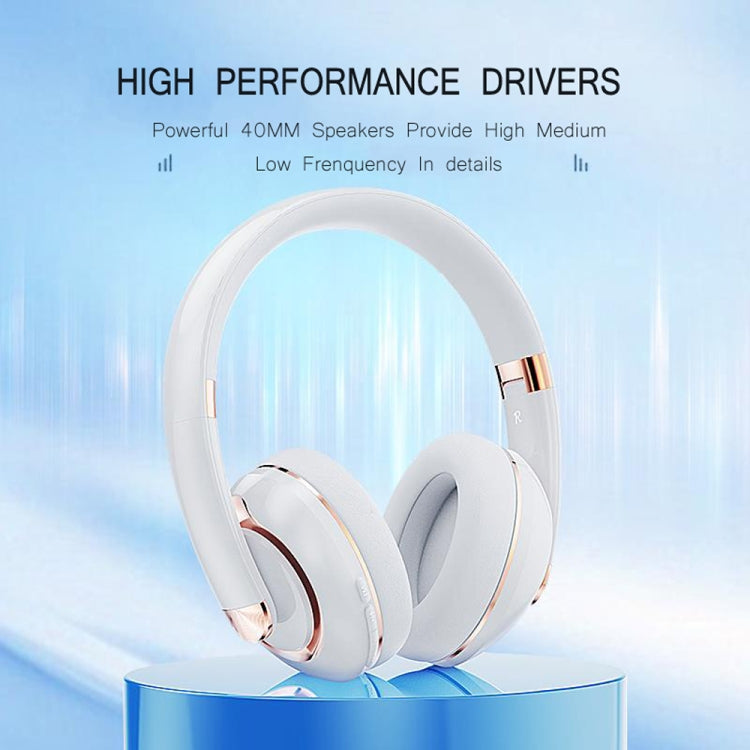 KE22 Folded Noise Reduction Wireless Bluetooth Headphones(Blue) - Headset & Headphone by PMC TechLife | Online Shopping South Africa | PMC TechLife