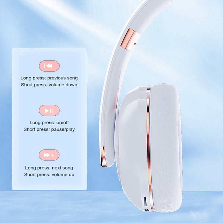 KE22 Folded Noise Reduction Wireless Bluetooth Headphones(Orange) - Headset & Headphone by PMC TechLife | Online Shopping South Africa | PMC TechLife